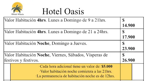 Hotel Oasis en Recoleta